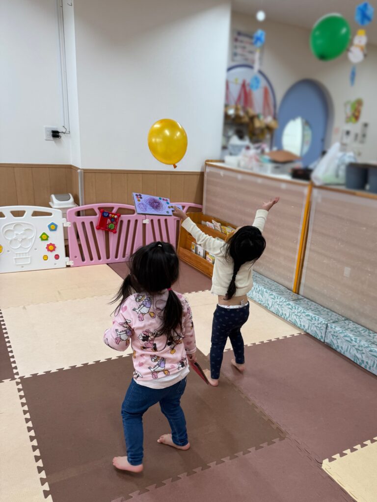 保育園のお正月遊び　大阪　保育園　くじら保育園　202601-6
