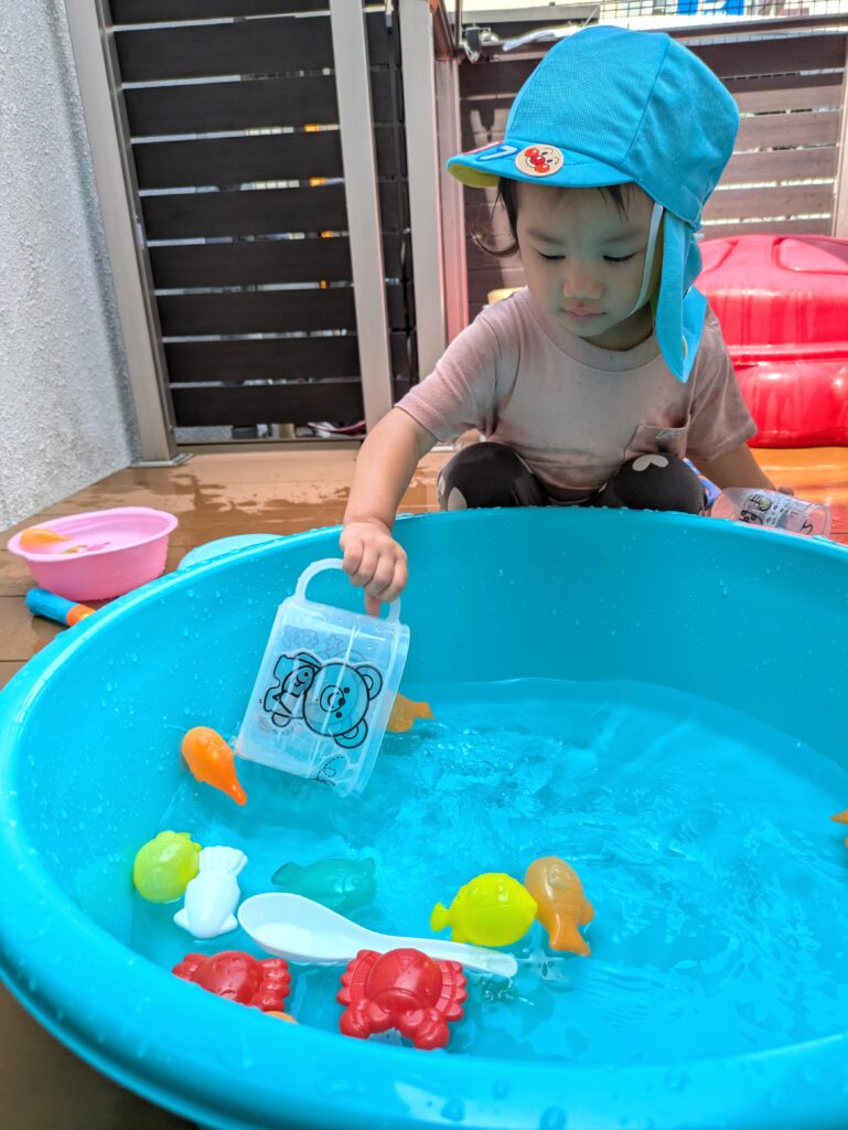 保育園の水遊び　大阪　くじら保育園　202607-2