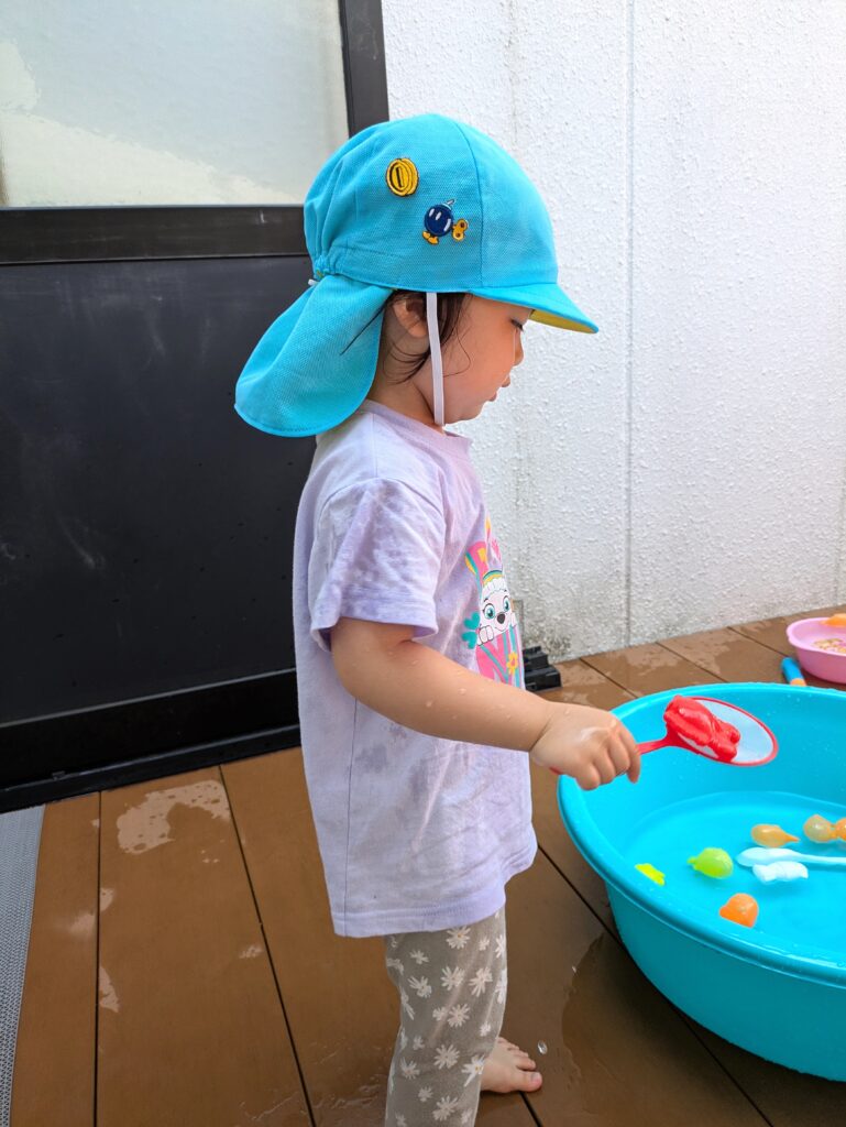 保育園の水遊び　大阪　くじら保育園　202607-4