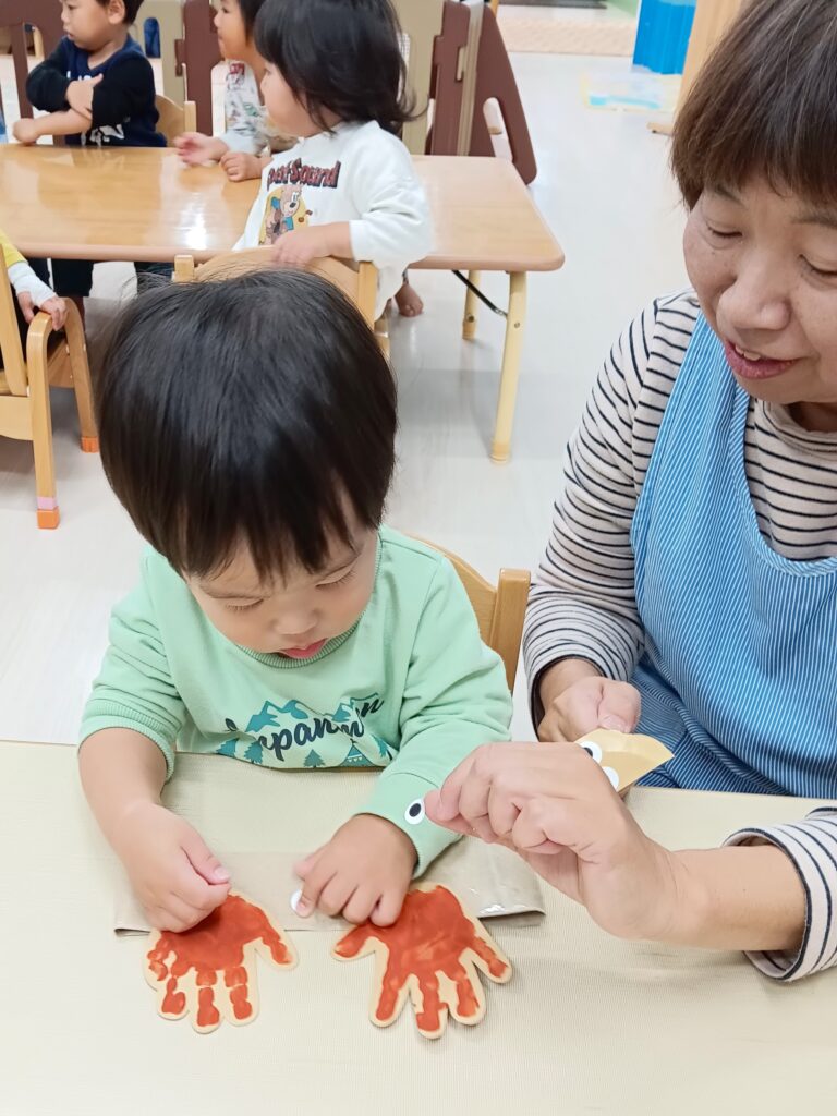 おおぞら保育園　西新町園　クリスマス製作　202412-1