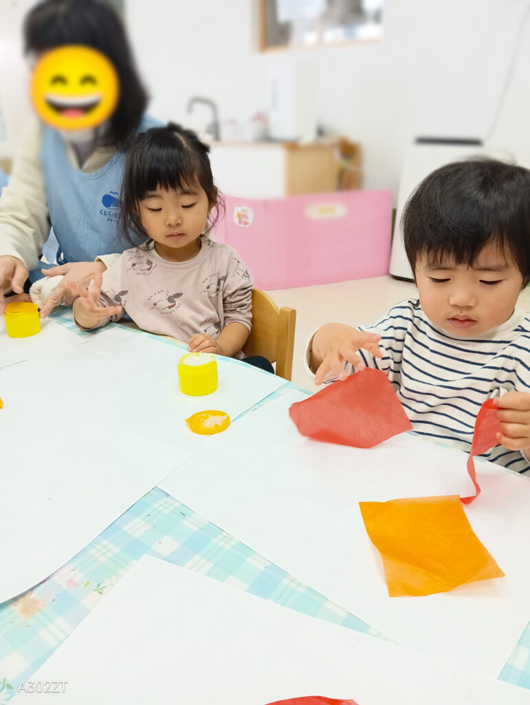 おおぞら保育園 西新町園　バレンタイン製作　202502-4