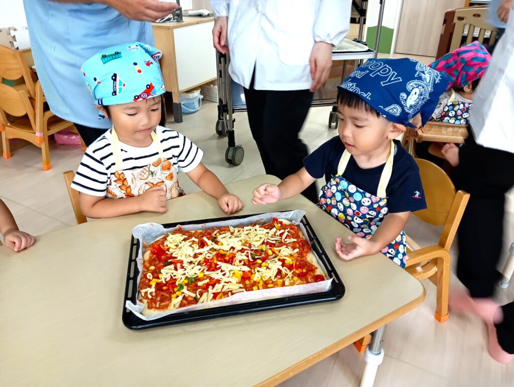 食育　保育園　クッキング　明石　おおぞら保育園　202510-2
