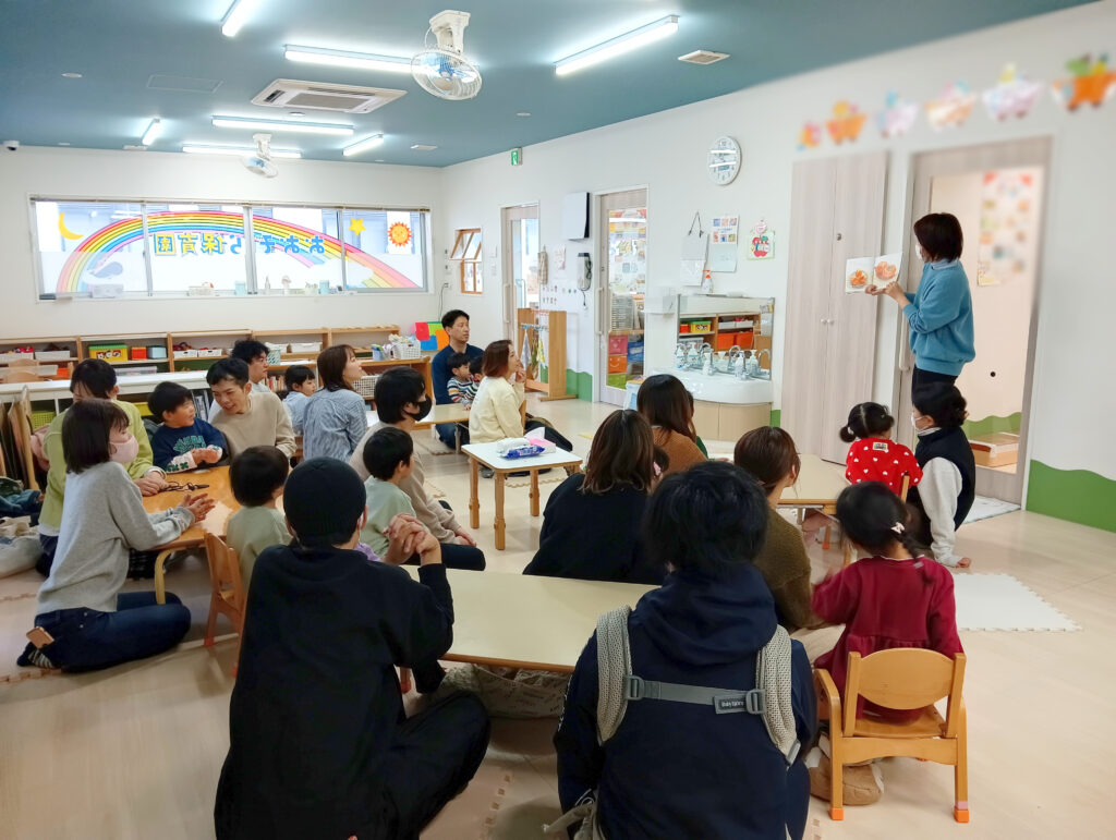 保育園親子クッキングでトライフル作り　明石　おおぞら保育園　202603-1