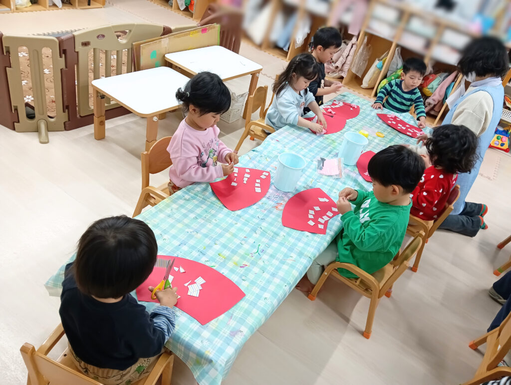 保育園おひなさま製作　明石　おおぞら保育園　202603-5