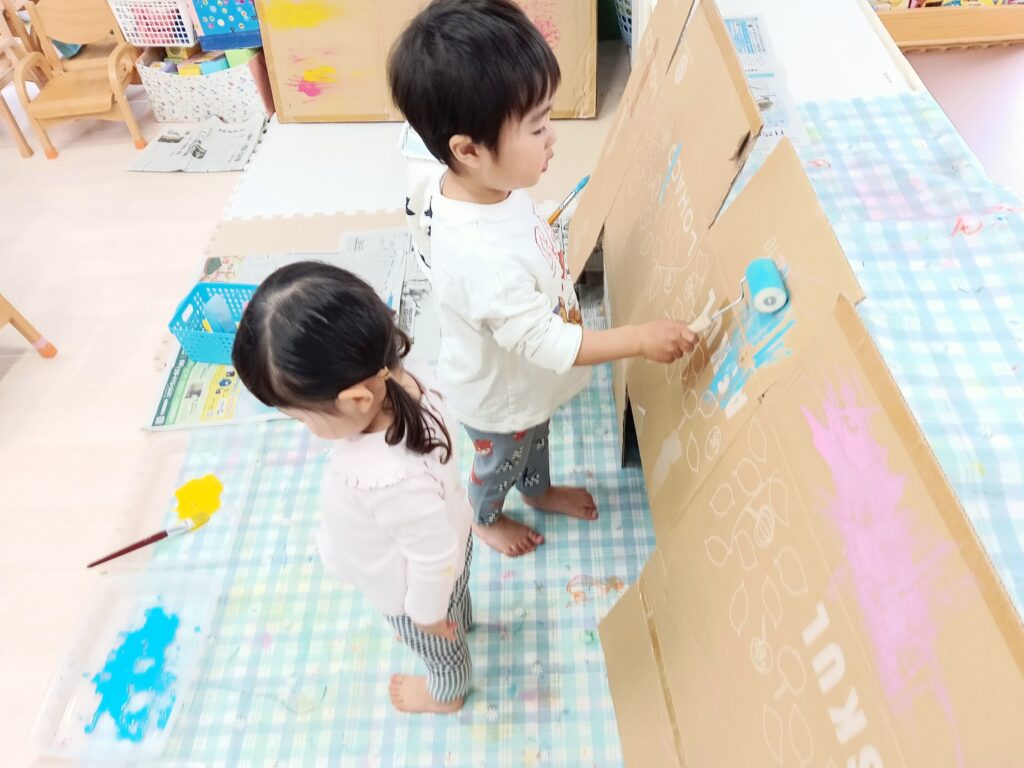 保育園でダンボールアート 明石 おおぞら保育園 202605-5
