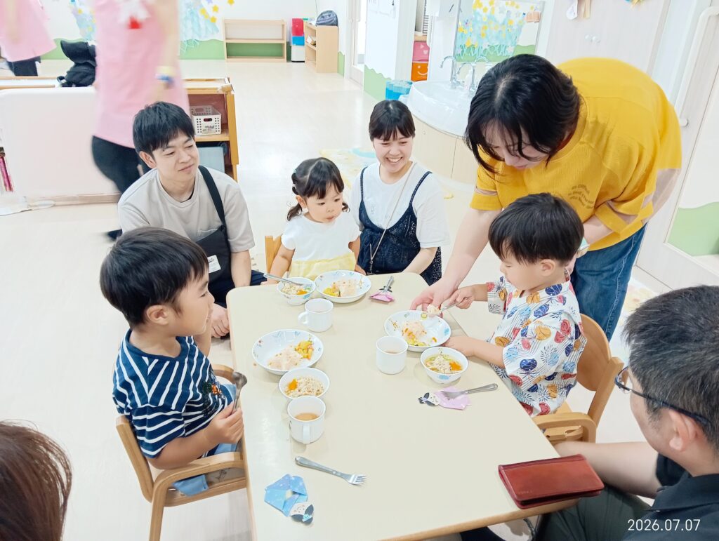 保護者参加の七夕会 明石 保育園 おおぞら保育園 202607-5