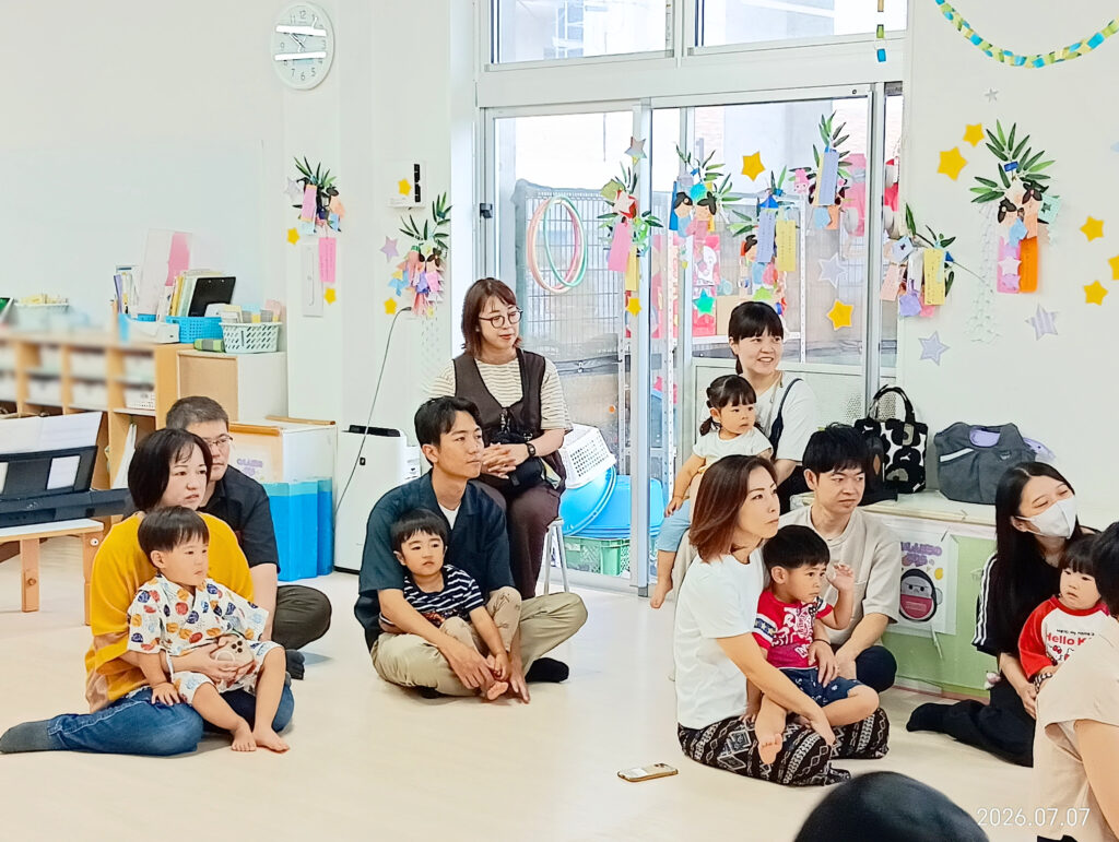 保護者参加の七夕会 明石 保育園 おおぞら保育園 202607-2