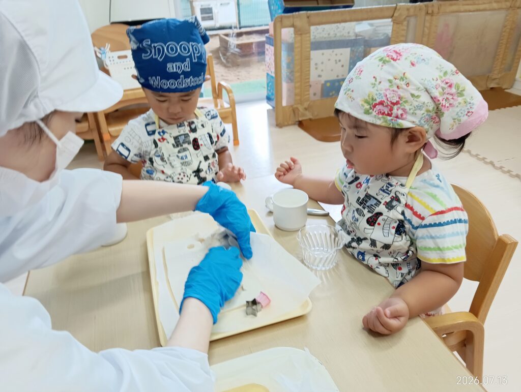 保育園食育で寒天ゼリー作り 明石 おおぞら保育園 202608-2