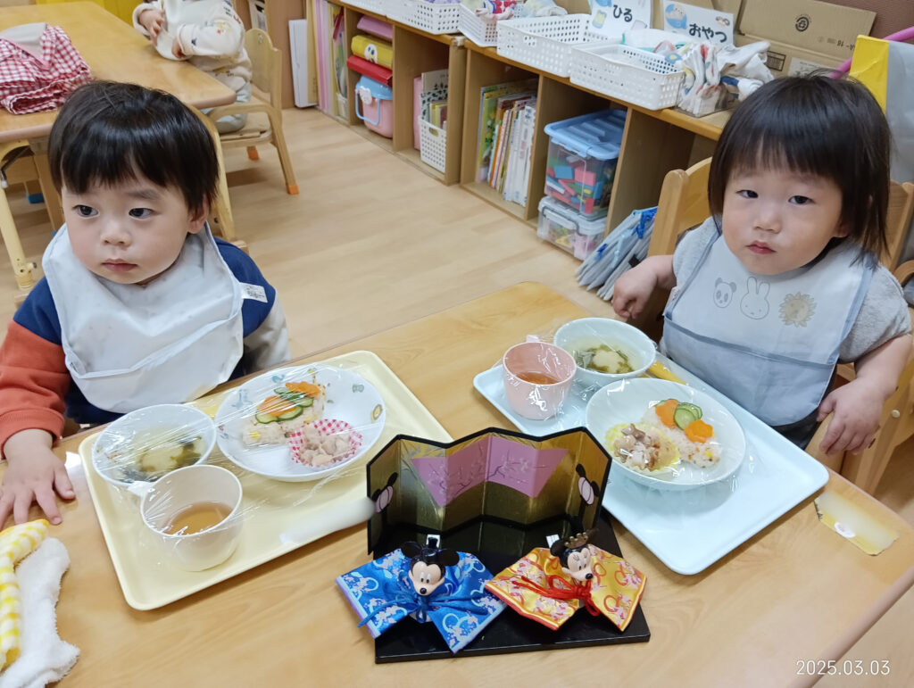 くじら保育園　吹田豊津　ひな祭り　202503-5