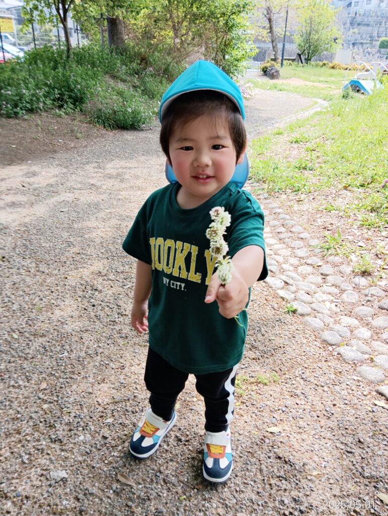 上池公園 お散歩 公園 くじら保育園 吹田保育園 吹田豊津 吹田市 202505-2