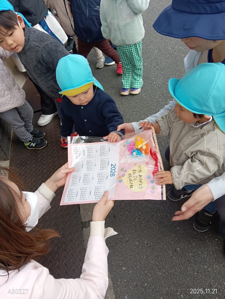 勤労感謝の日のイベント　大阪　保育園　くじら保育園　202511-1