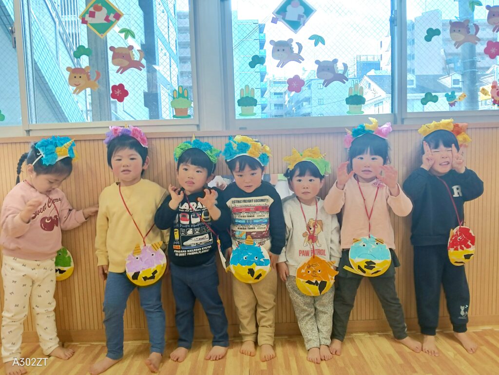 保育園の節分行事　大阪　保育園 くじら保育園　202602-4