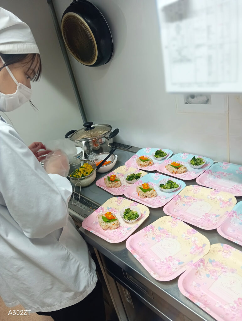 保育園のひな祭り給食　大阪　保育園　くじら保育園　202603-3