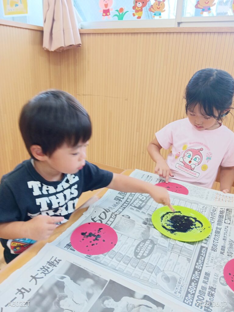保育園の七夕製作　大阪　くじら保育園　202607-1