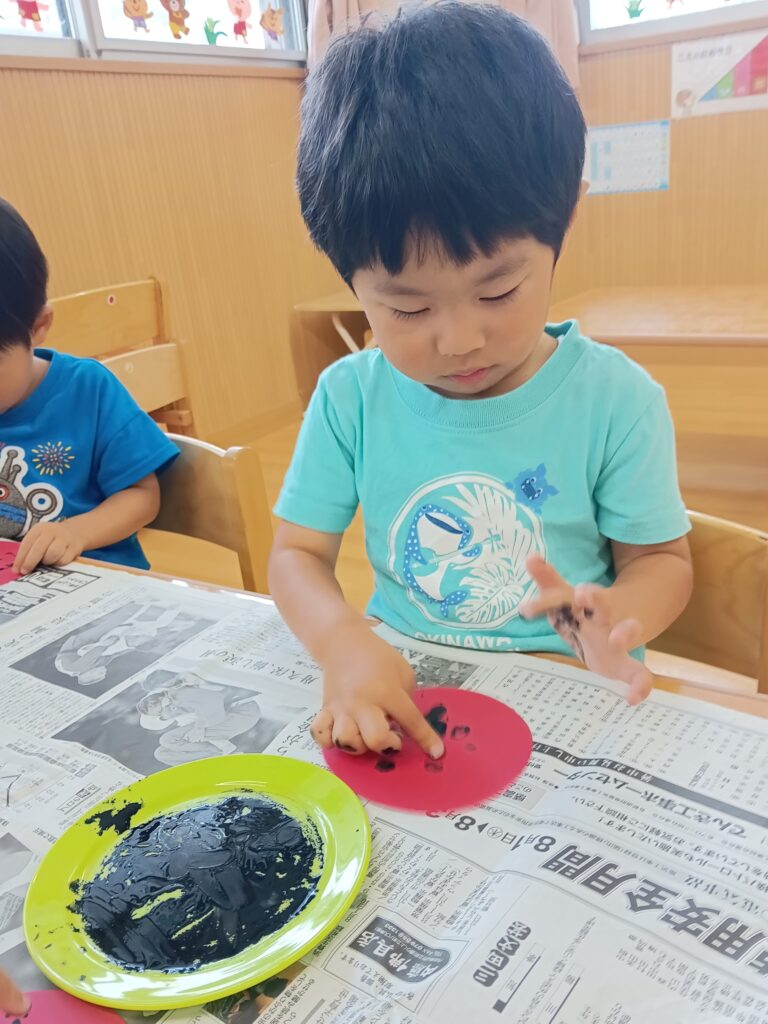 保育園の七夕製作　大阪　くじら保育園　202607-3