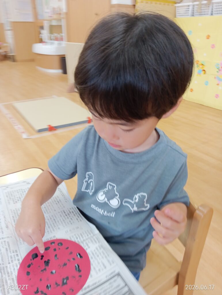 保育園の七夕製作　大阪　くじら保育園　202607-2