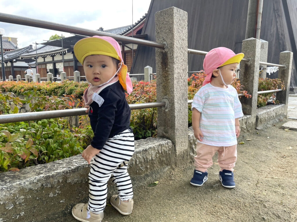 くじら保育園　天王寺園　お散歩2024-3