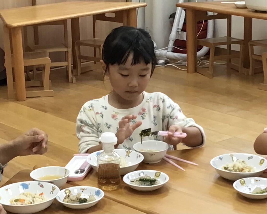 くじら保育園　天王寺園　お誕生日会　親子クッキング　202410-6