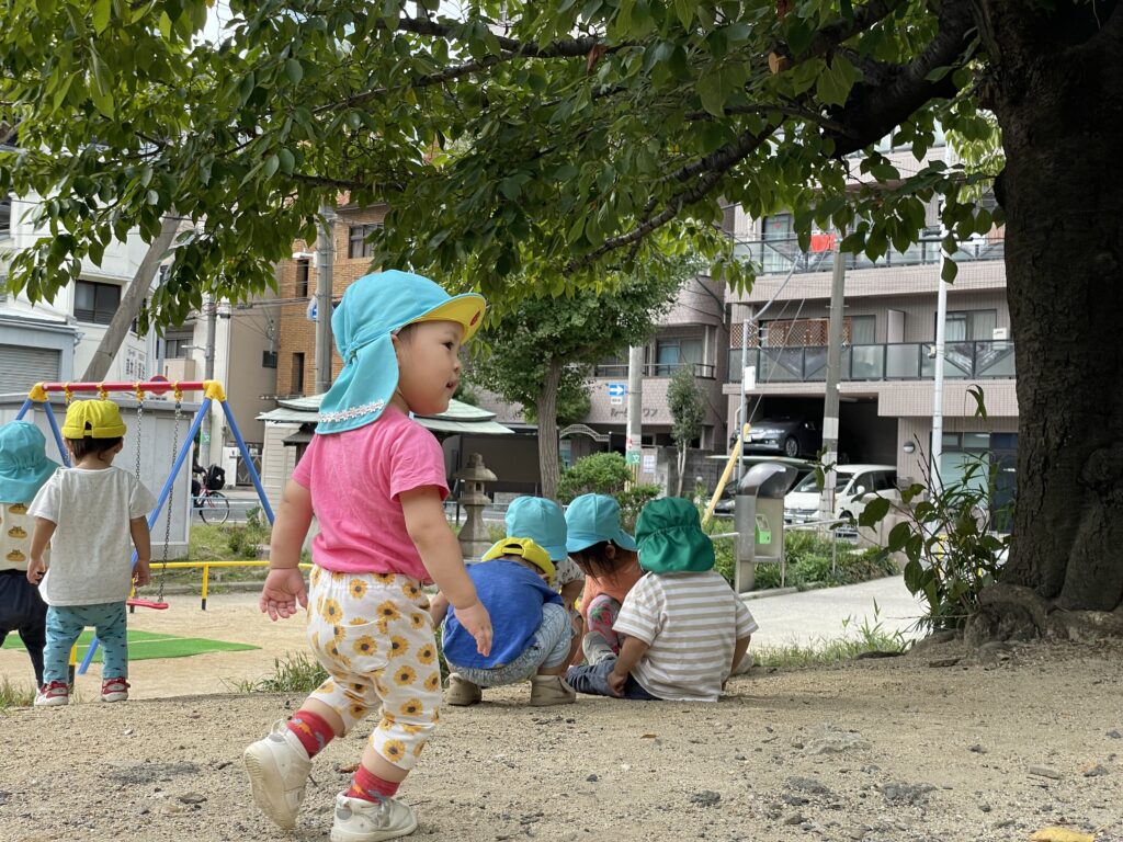 くじら保育園　天王寺園　避難訓練　お散歩　202410-3