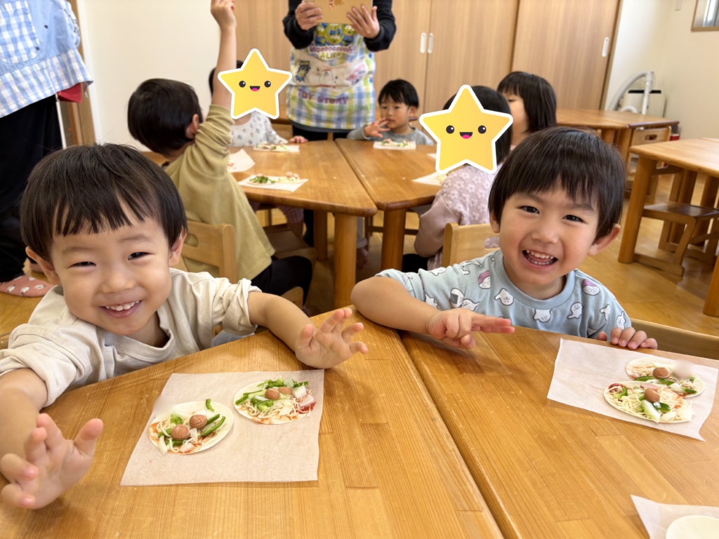 くじら保育園　天王寺園　クッキング　食育　2412-5