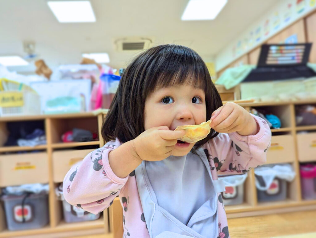 くじら保育園　天王寺園　クッキング　食育　2412-6