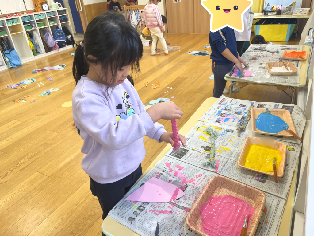 くじら保育園　天王寺園　寺田町公園　ニット帽　202412-9