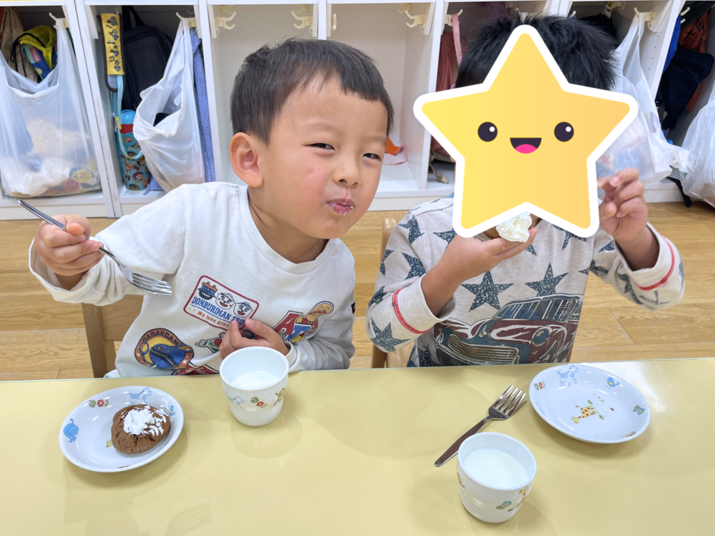 くじら保育園　天王寺園　クッキング　食育　2412-10