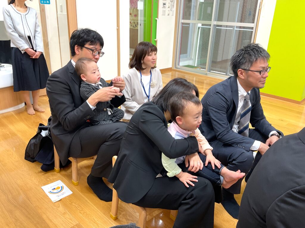 くじら保育園 天王寺 大阪保育園 入園式 進級式 入園 進級 新入園児 おめでとう 202504-1