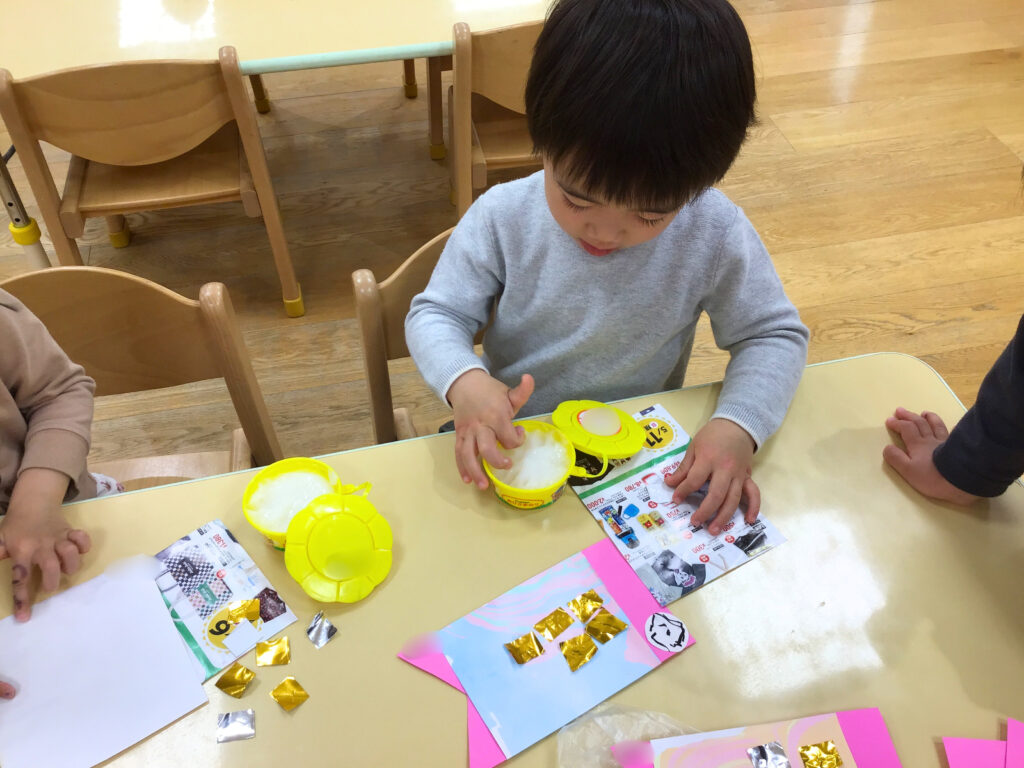 こいのぼり 製作 3歳児 くじら保育園 天王寺園 202505-3
