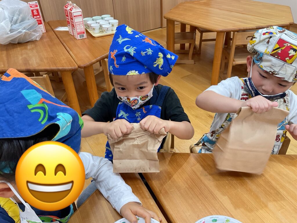 ポテト シャカシャカポテト 食育 クッキング 保育園 くじら保育園 天王寺園 5歳児 202505-5