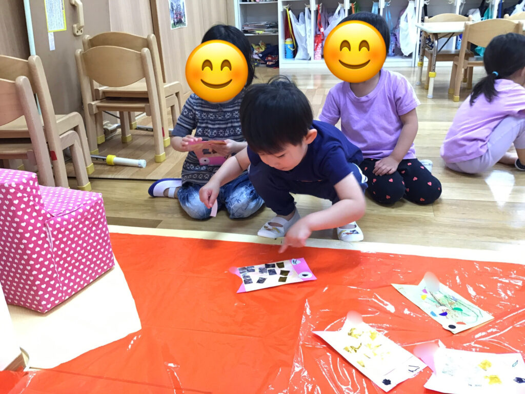 こいのぼり 製作 3歳児 くじら保育園 天王寺園 202505-1