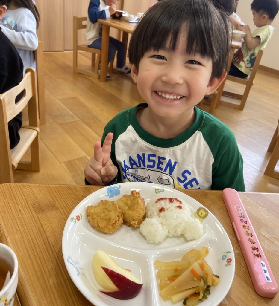 保育園　食育　クッキング　大阪　くじら保育園　6