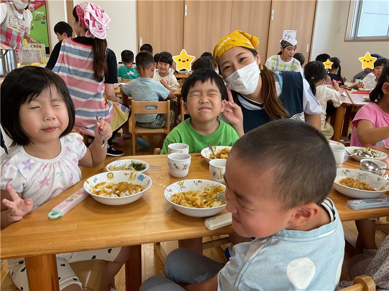 異年齢交流 縦割り保育 クッキング くじら保育園 天王寺 大阪 保育園 202509-9