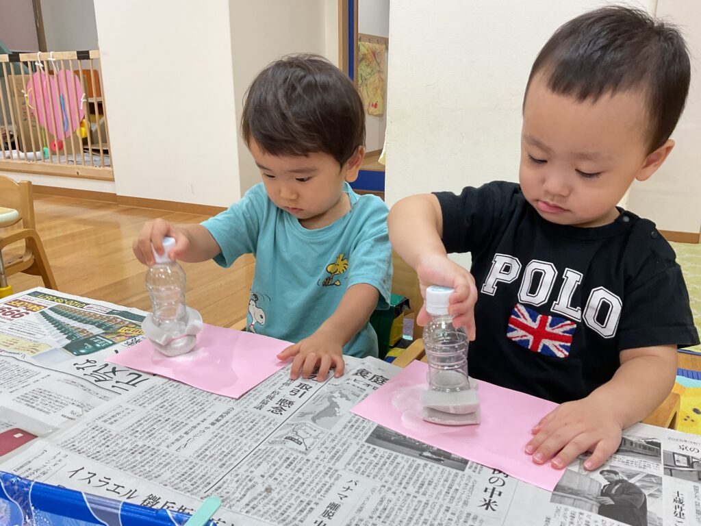 保育園　お月見製作　十五夜　くじら保育園　大阪　202510-2