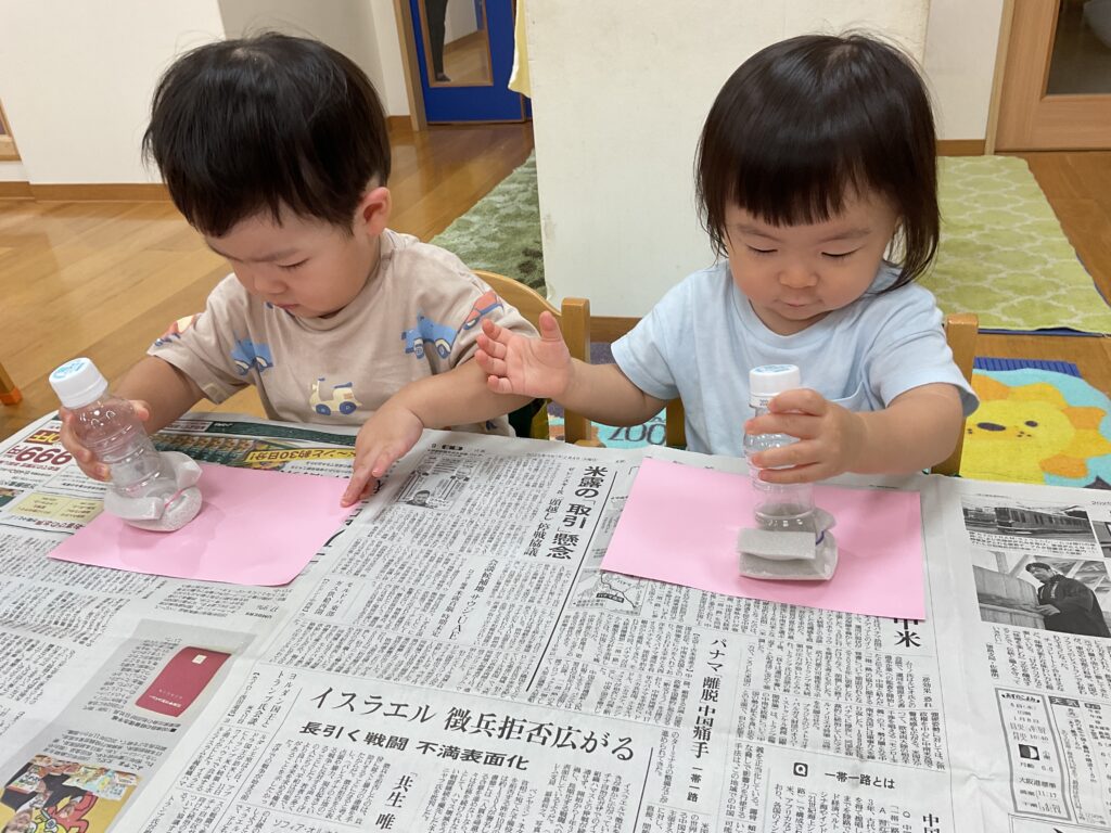 保育園　お月見製作　十五夜　くじら保育園　大阪　202510-4