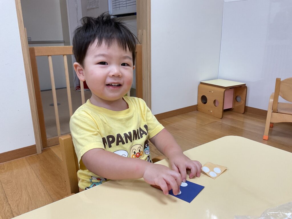 保育園　お月見製作　十五夜　くじら保育園　大阪　202510-3