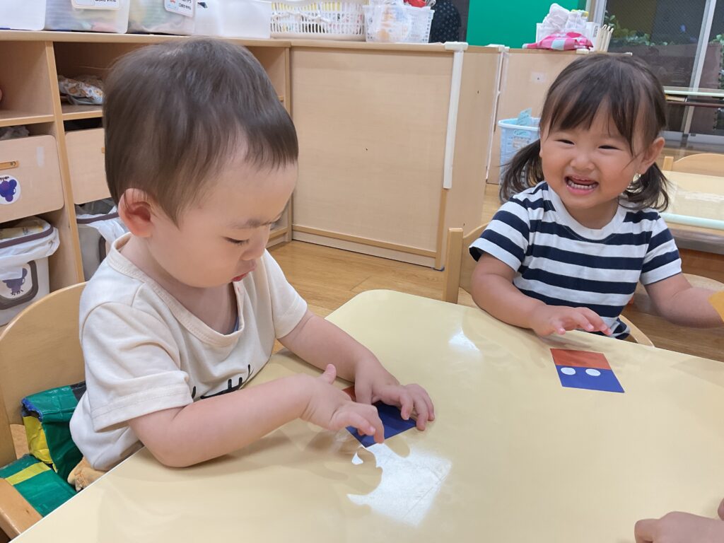 保育園　お月見製作　十五夜　くじら保育園　大阪　202510-1