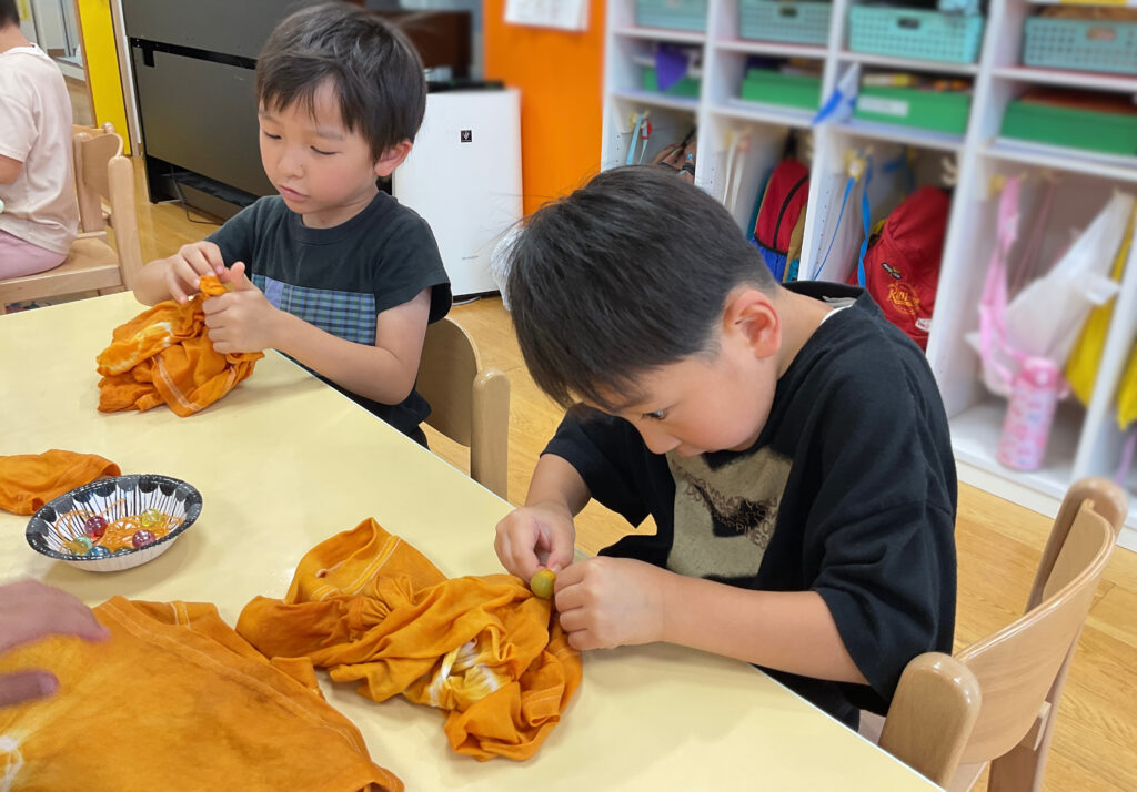 保育園　運動会　染めTシャツ　大阪　くじら保育園　202511-4