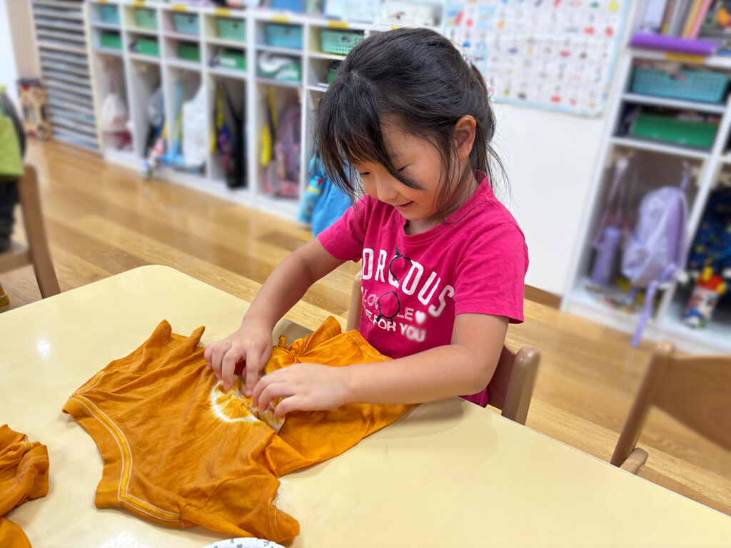 保育園　運動会　染めTシャツ　大阪　くじら保育園　202511-3