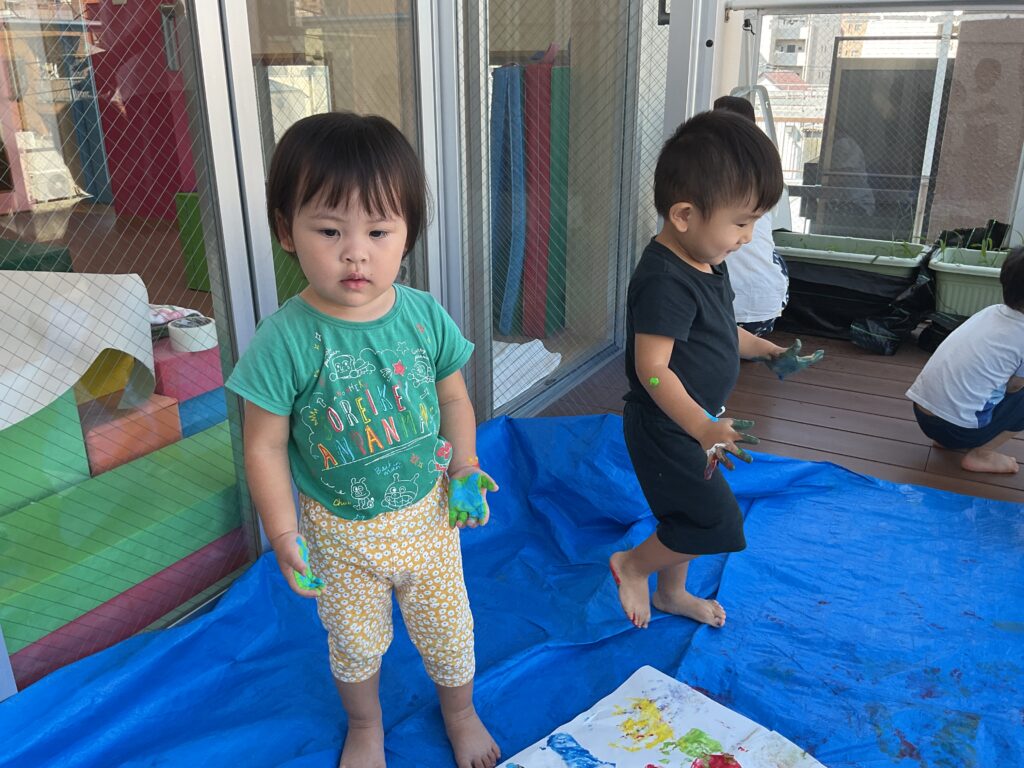 大阪 保育園 くじら保育園 ボディペインティング 202511-1