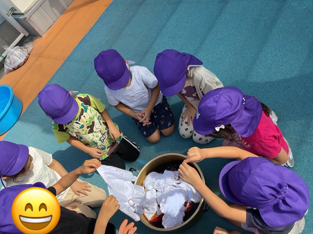 保育園　運動会　染めTシャツ　大阪　くじら保育園　202511-1