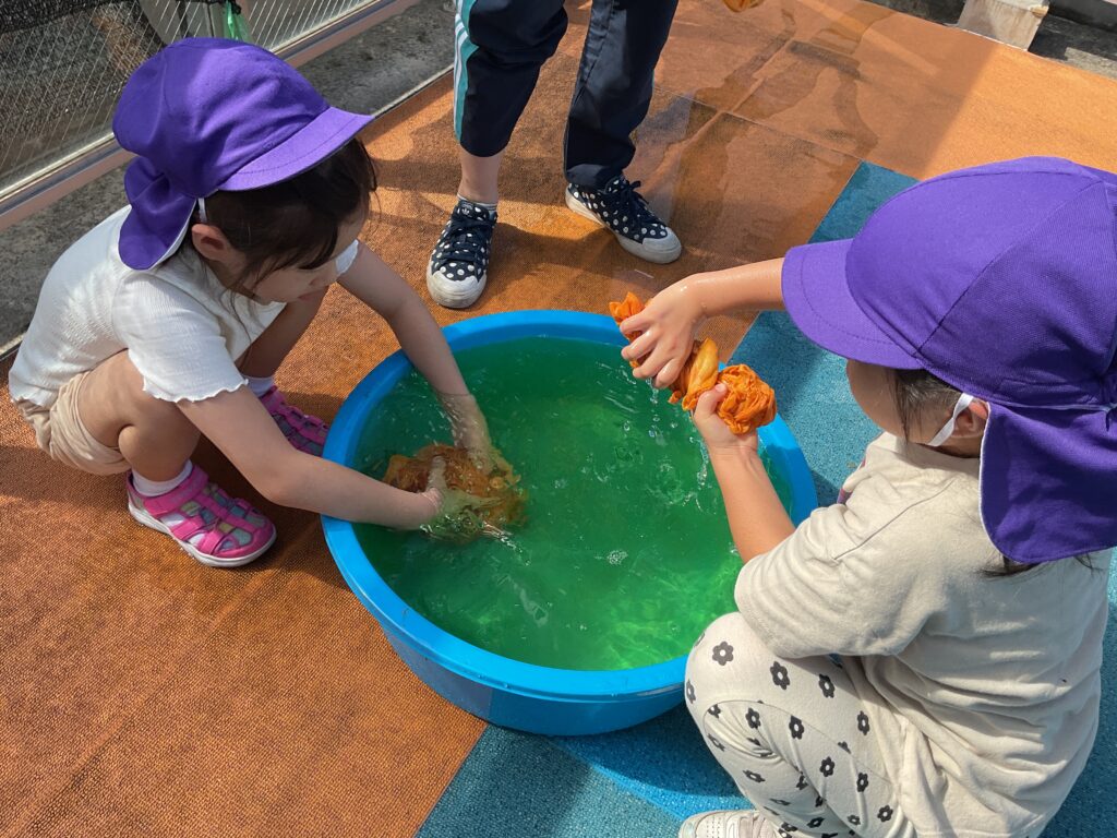 保育園　運動会　染めTシャツ　大阪　くじら保育園　202511-2