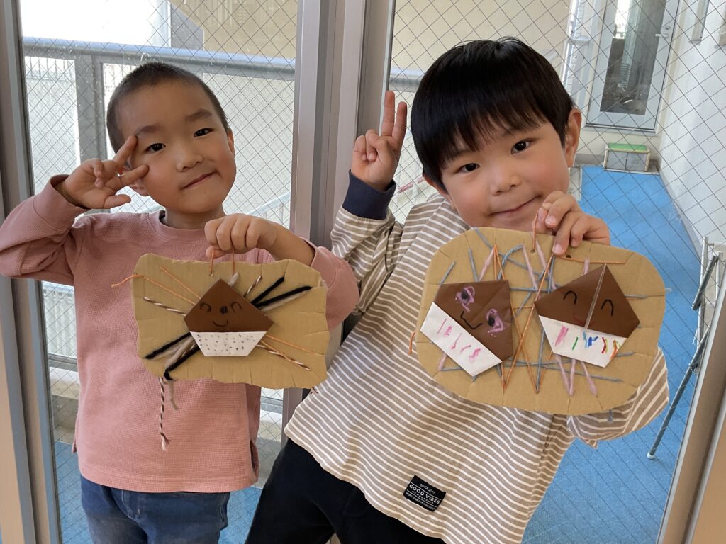 保育園の秋製作　大阪　保育園　くじら保育園　202511-1