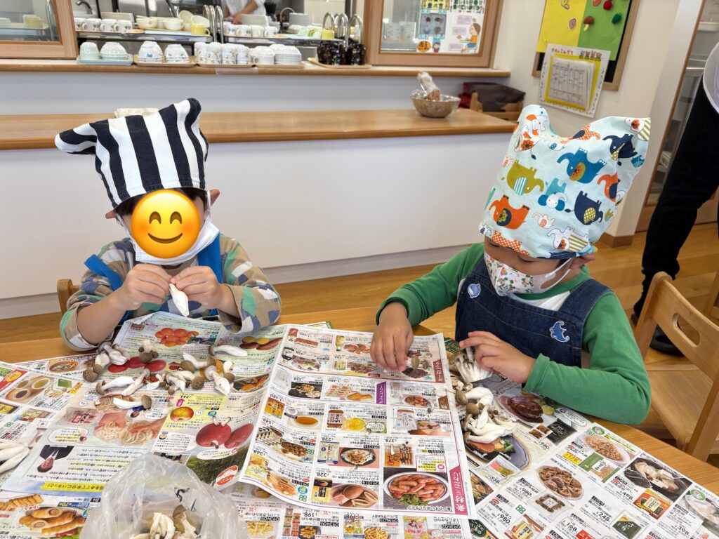 保育園　食育　クッキング　大阪　くじら保育園　202512-1