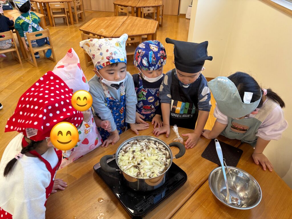 保育園　食育　クッキング　大阪　くじら保育園　202512-4