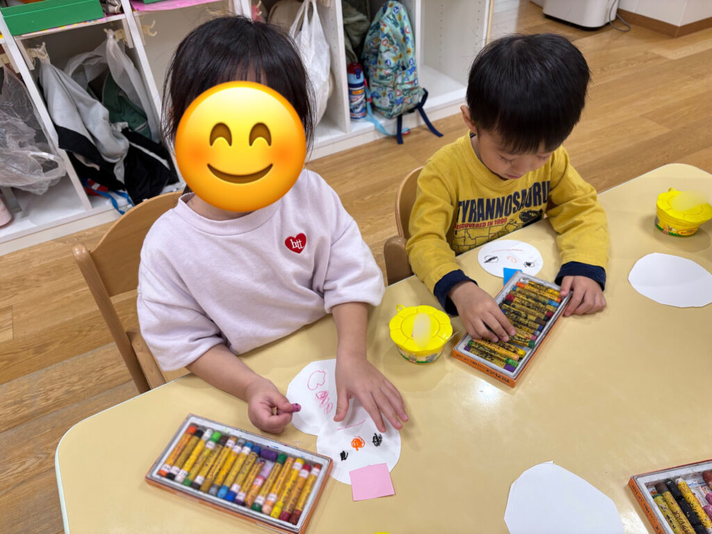 大阪　保育園　くじら保育園　雪だるま製作　202512-2