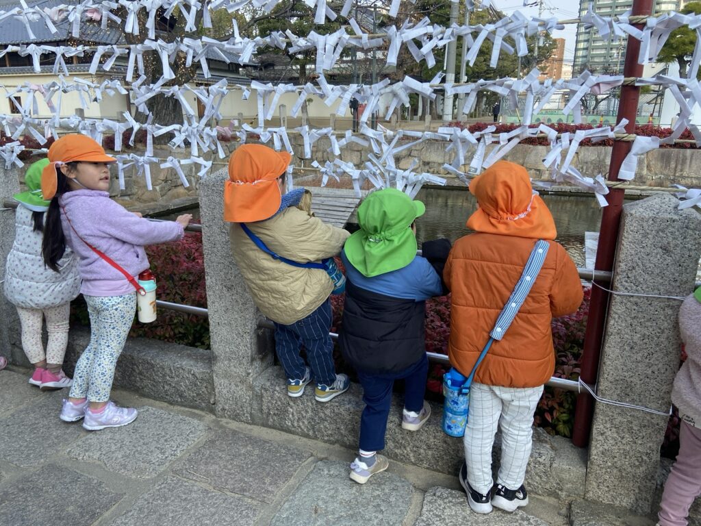 四天王寺へ初詣　大阪　保育園　くじら保育園　202601-2