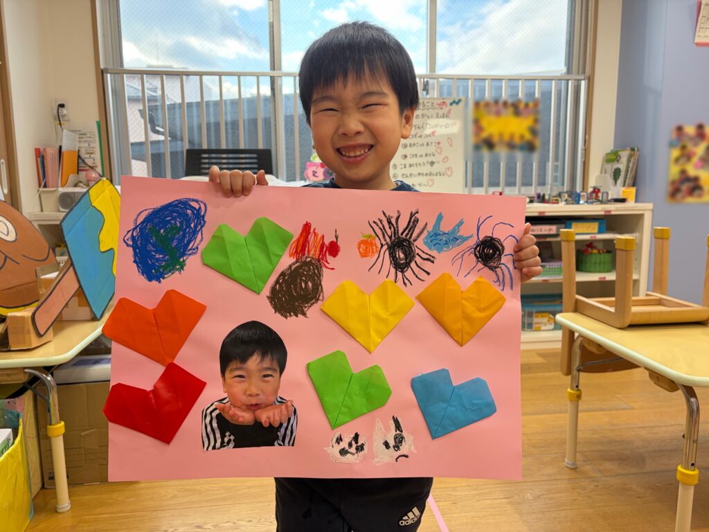 保育園バレンタイン製作　大阪　くじら保育園　202602-1