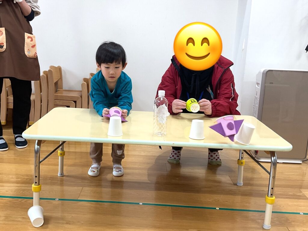 保育園参観日 紙コップロケットづくり 大阪 保育園 くじら保育園 202602-2