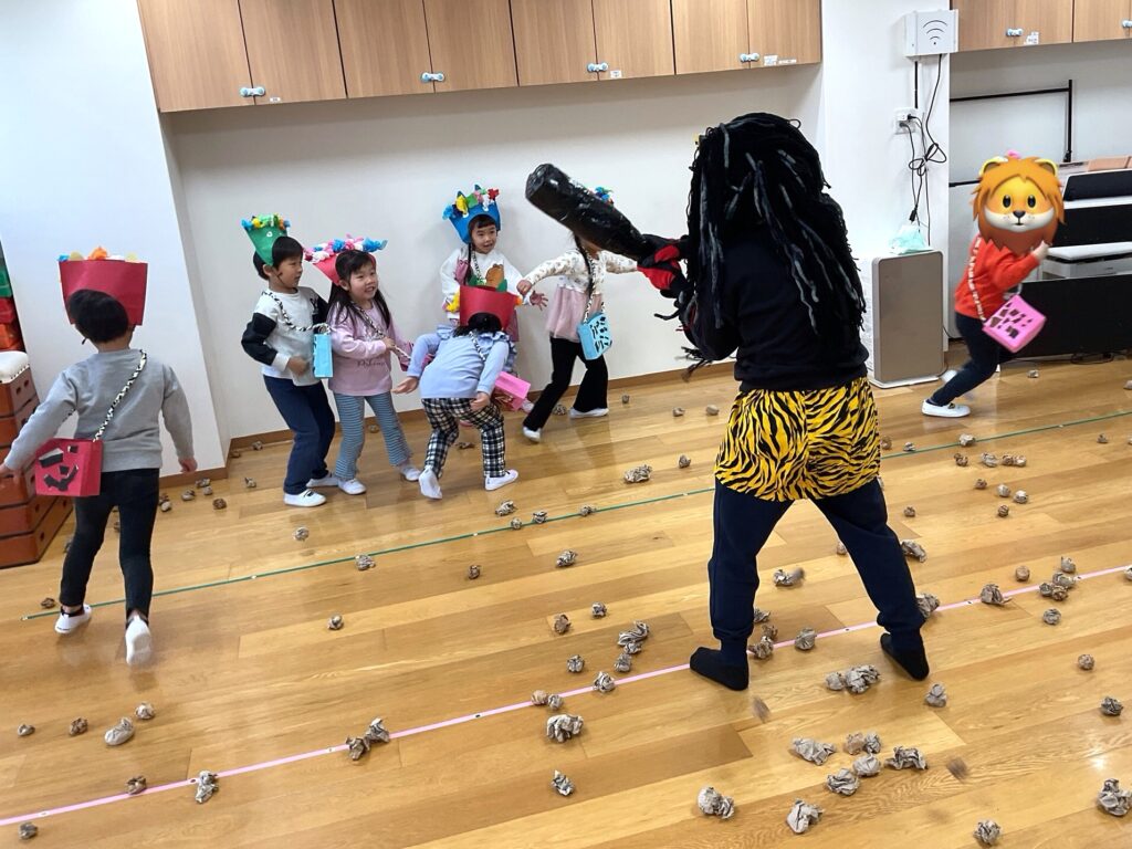 保育園で最後の節分 大阪 くじら保育園 202602-2